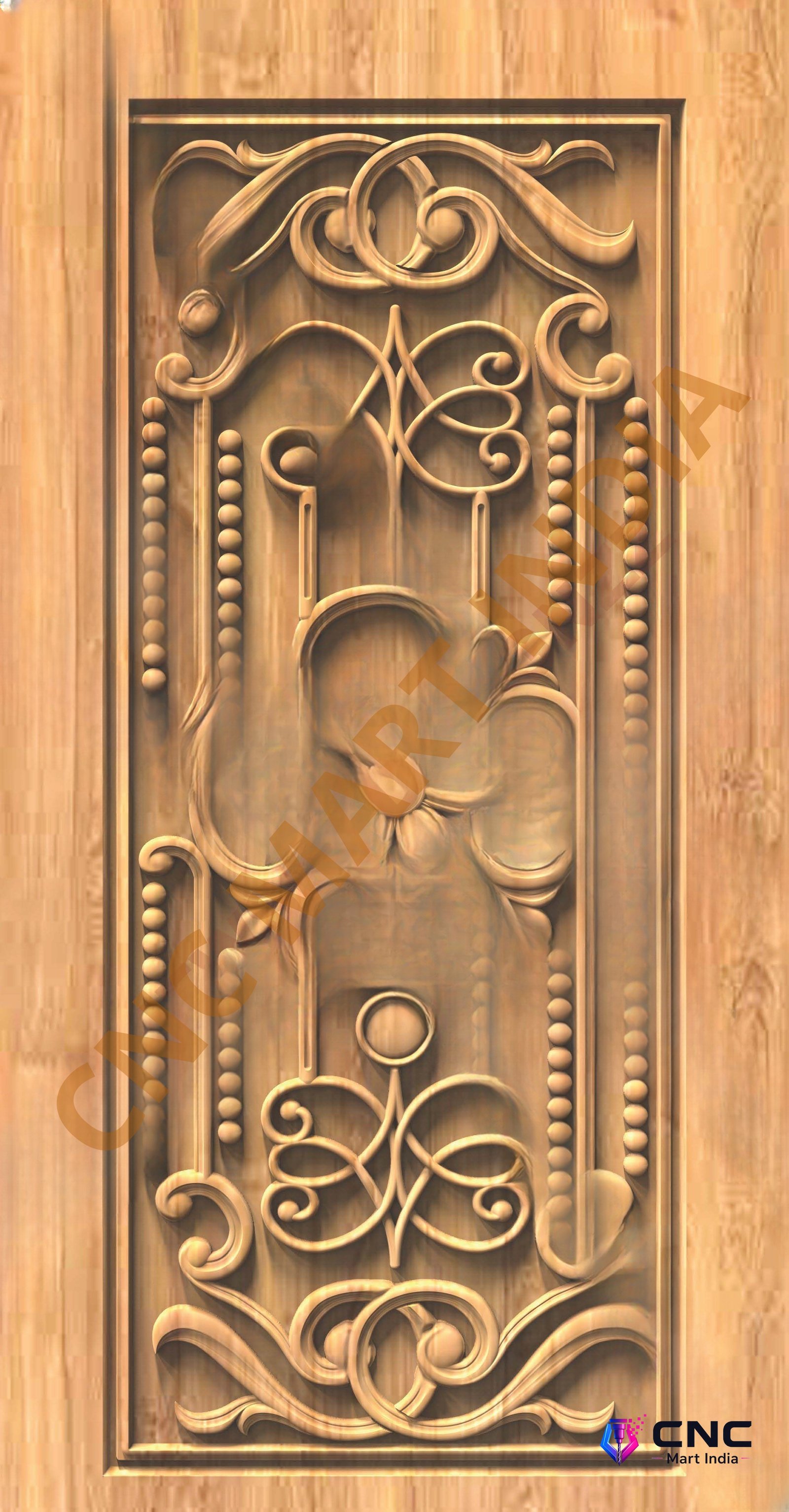 GSK EMBOSSING - EMD-43 Divine Carved Relief CNC Design